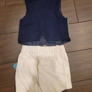 Abel & Lula Baby Vest and Bermuda Shorts Sets